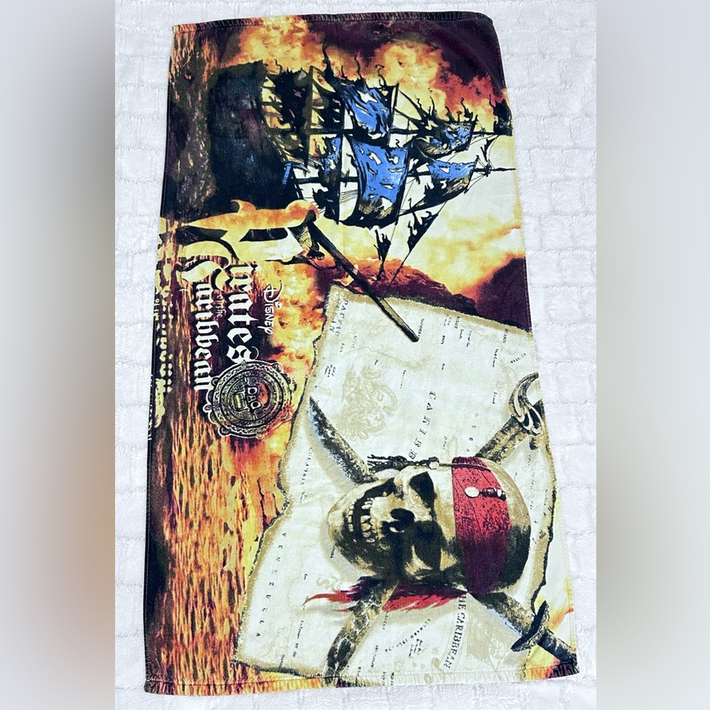 Disney‎ Pirates of the Caribbean Towel 100% Cotton 54.5”x29”